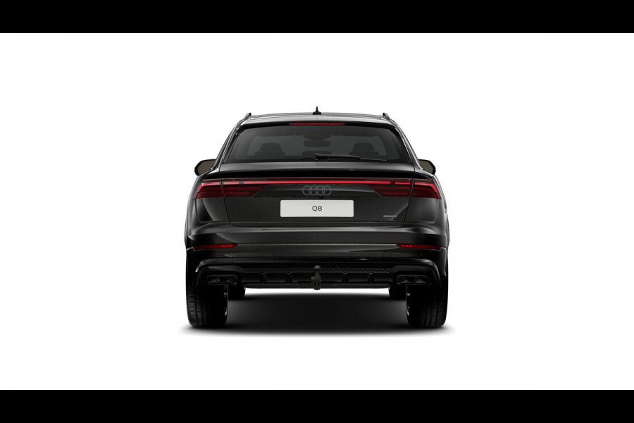 Audi Q8 55 TFSI e quattro Pro Line S 394pk | Panoramadak | B&O | Vierwielbesturing | Ass.Plus.Remote | Sportstoel Plus | 23'' inch Zwart | Trekhaak |