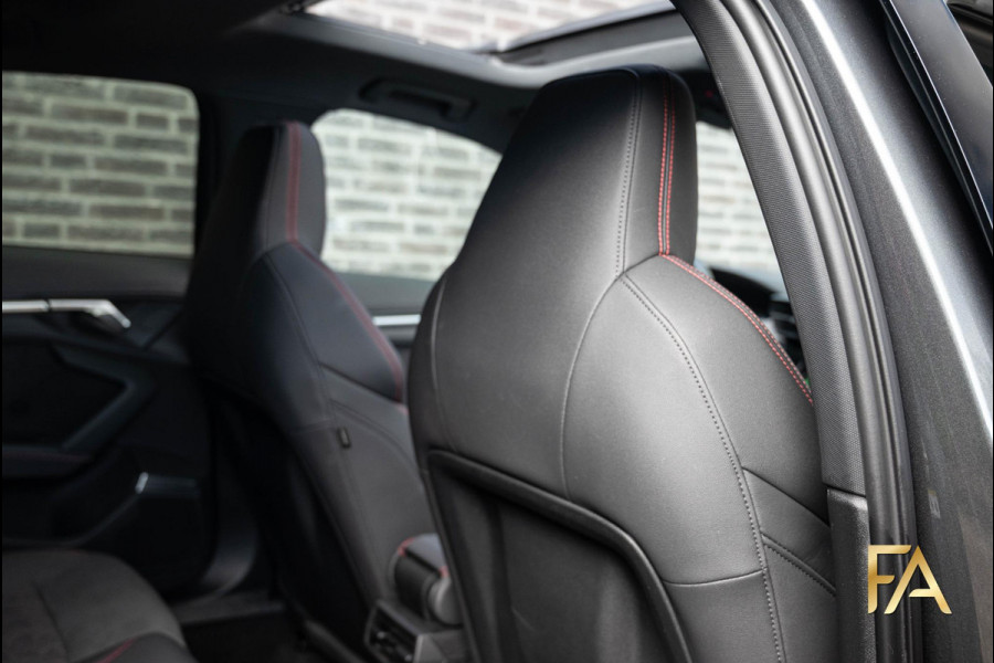 Audi A3 Sportback 45 TFSI e S edition Competition Panodak|Carbonpakket|RS Seats|MatrixLED|B&O|Massage