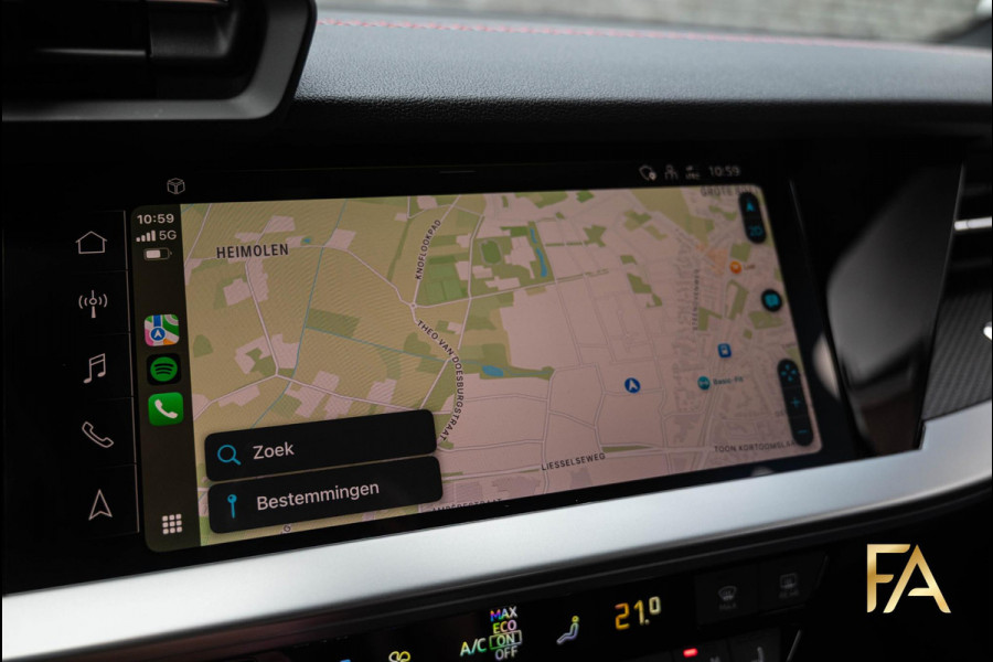 Audi A3 Sportback 45 TFSI e S edition Competition Panodak|Carbonpakket|RS Seats|MatrixLED|B&O|Massage