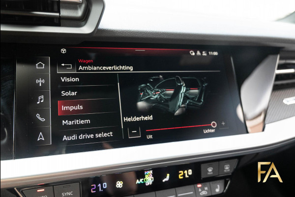 Audi A3 Sportback 45 TFSI e S edition Competition Panodak|Carbonpakket|RS Seats|MatrixLED|B&O|Massage