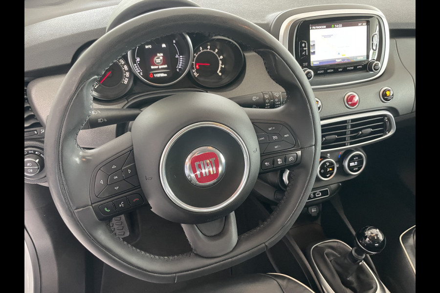 Fiat 500X 1.4 Turbo MultiAir Lounge Airco - Cruise control - Parkeersensoren achter - Licht metalen velgen 18 inch - navigatie - mistlampen voor - Multifunctioneel stuurwiel