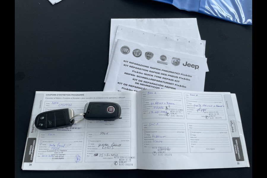Fiat 500X 1.4 Turbo MultiAir Lounge Airco - Cruise control - Parkeersensoren achter - Licht metalen velgen 18 inch - navigatie - mistlampen voor - Multifunctioneel stuurwiel
