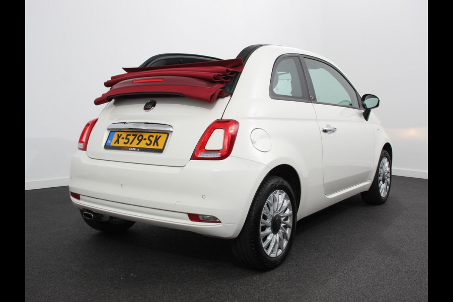 Fiat 500C 1.2 Automaat Lounge Navigatie Apple Carplay/Android Auto Cruise Control Airco Dab Parkeersensoren Achter Lichtmetalen Velgen