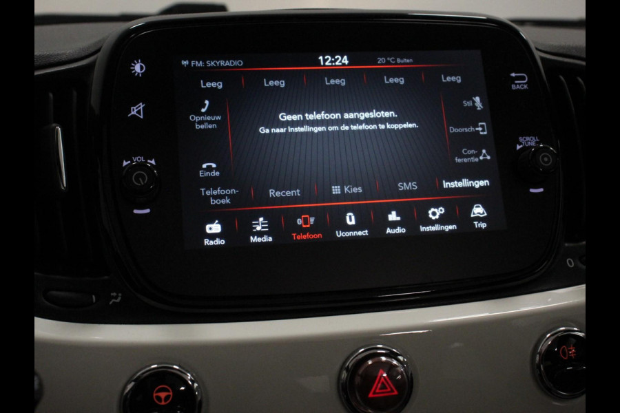 Fiat 500C 1.2 Automaat Lounge Navigatie Apple Carplay/Android Auto Cruise Control Airco Dab Parkeersensoren Achter Lichtmetalen Velgen
