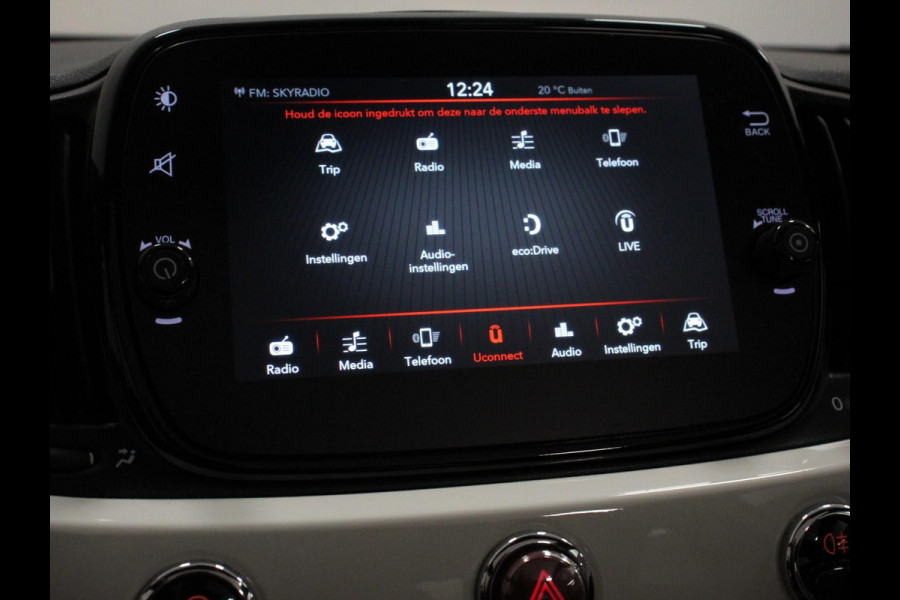 Fiat 500C 1.2 Automaat Lounge Navigatie Apple Carplay/Android Auto Cruise Control Airco Dab Parkeersensoren Achter Lichtmetalen Velgen
