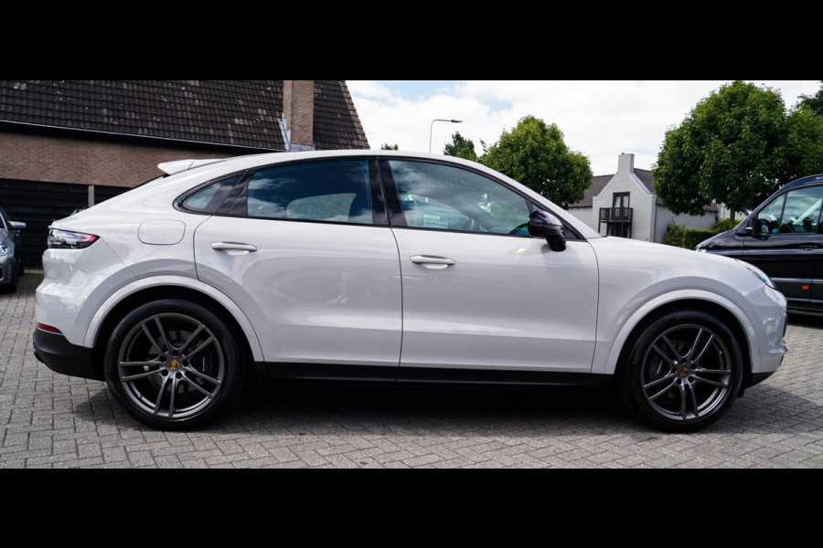 Porsche Cayenne Coupé 3.0 E-Hybrid | Panorama | Stoelkoeling | Sport Chrono | PASM | BOSE Sound | Turbo Design | HuD | Luchtvering