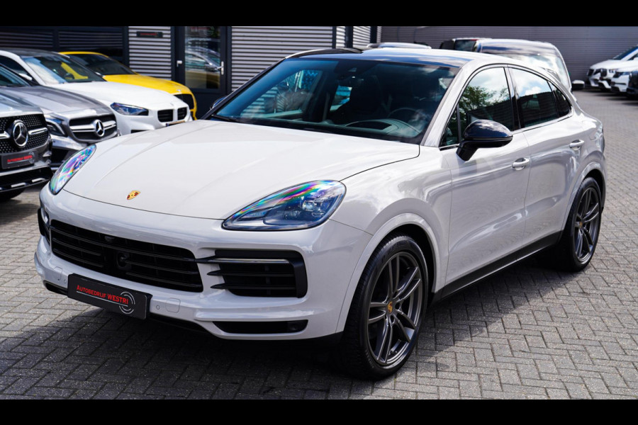 Porsche Cayenne Coupé 3.0 E-Hybrid | Panorama | Stoelkoeling | Sport Chrono | PASM | BOSE Sound | Turbo Design | HuD | Luchtvering