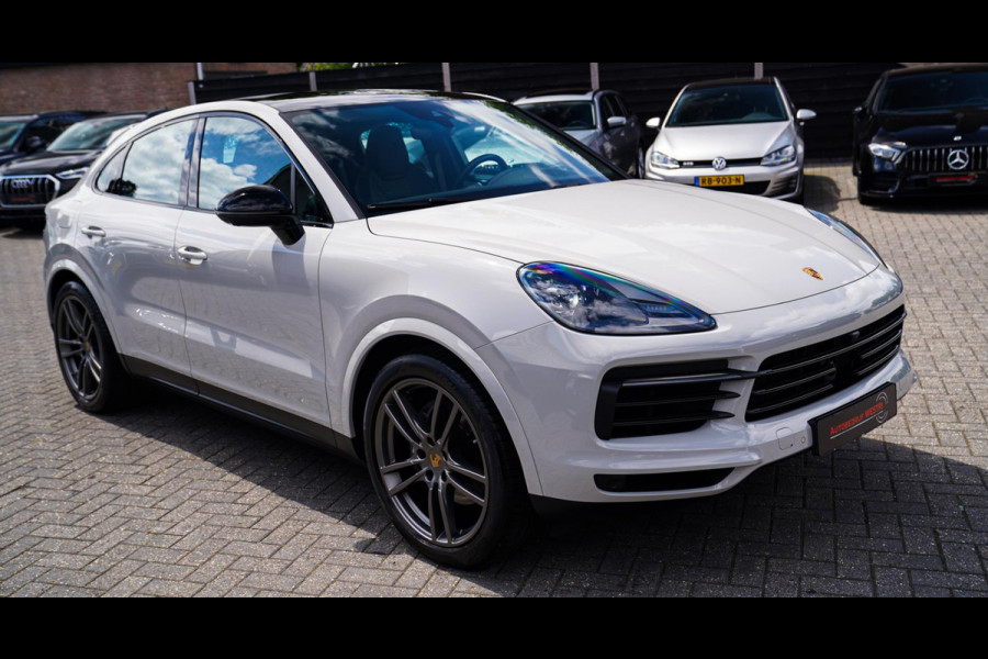 Porsche Cayenne Coupé 3.0 E-Hybrid | Panorama | Stoelkoeling | Sport Chrono | PASM | BOSE Sound | Turbo Design | HuD | Luchtvering