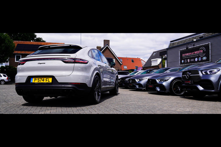 Porsche Cayenne Coupé 3.0 E-Hybrid | Panorama | Stoelkoeling | Sport Chrono | PASM | BOSE Sound | Turbo Design | HuD | Luchtvering