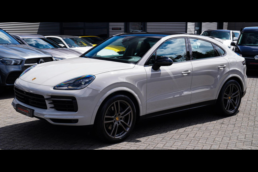 Porsche Cayenne Coupé 3.0 E-Hybrid | Panorama | Stoelkoeling | Sport Chrono | PASM | BOSE Sound | Turbo Design | HuD | Luchtvering