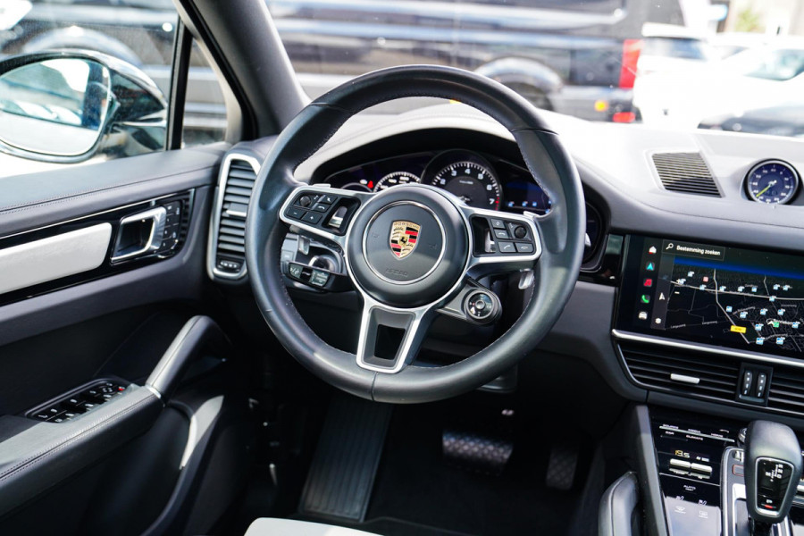 Porsche Cayenne Coupé 3.0 E-Hybrid | Panorama | Stoelkoeling | Sport Chrono | PASM | BOSE Sound | Turbo Design | HuD | Luchtvering