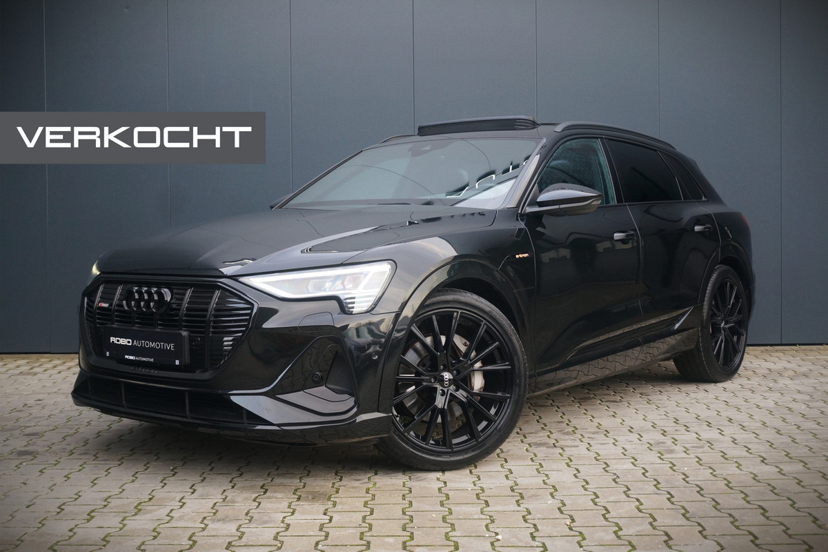 Audi e-tron e-tron 50 quattro S edition Black 71 kWh | S Line | Black Edition | Panoramadak | Memory Seats | Camera | Luchtvering | Adaptive Cruise Control | Keyless | Matrix LED | Leder | Stoelverwarming | NAP | BTW Audi e-tron e-tron 50 quattro S edition Black 71 kWh | S Line | Black Edition | Panoramadak | Memory Seats | Camera | Luchtvering | Adaptive Cruise Control | Keyless | Matrix LED | Leder | Stoelverwarming | NAP | BTW