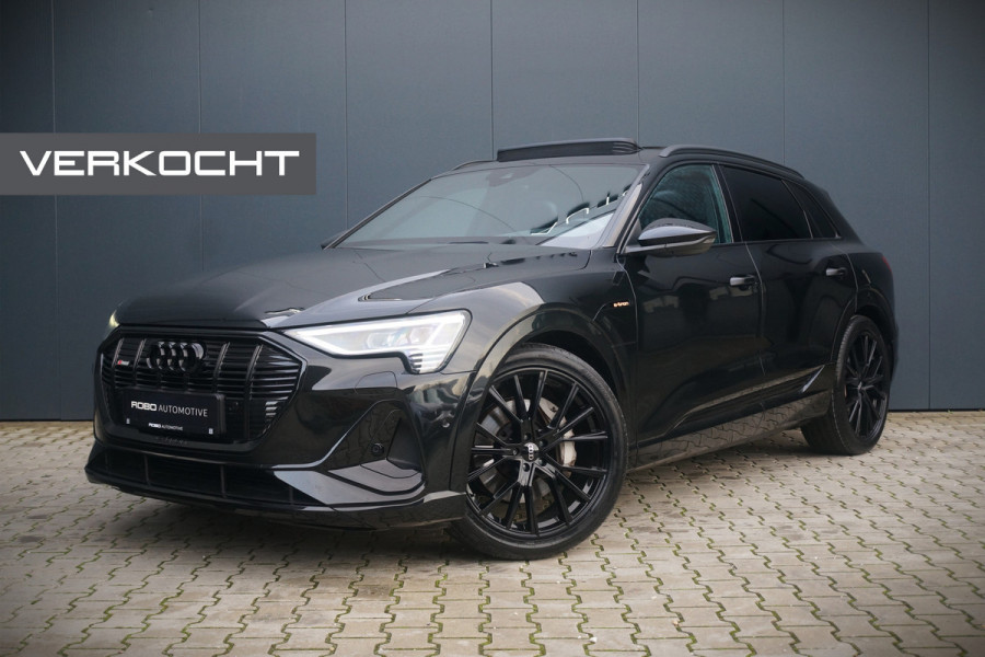 Audi e-tron e-tron 50 quattro S edition Black 71 kWh | S Line | Black Edition | Panoramadak | Memory Seats | Camera | Luchtvering | Adaptive Cruise Control | Keyless | Matrix LED | Leder | Stoelverwarming | NAP | BTW