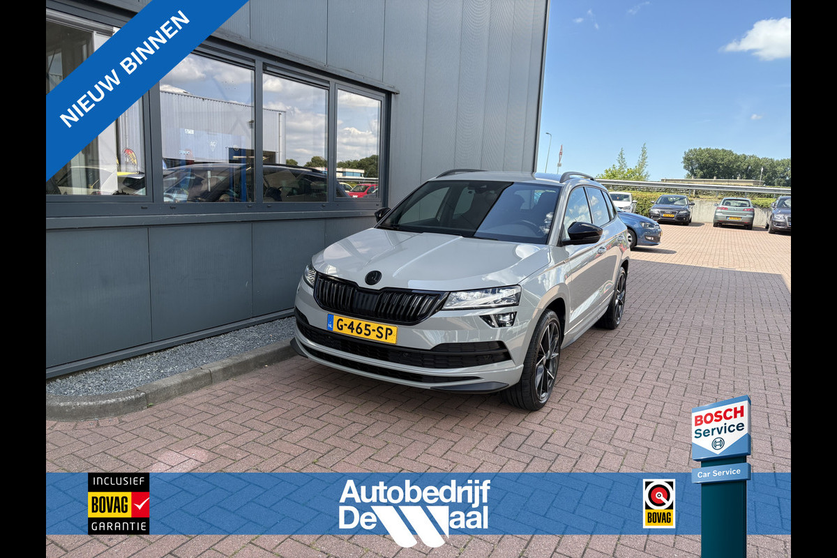 Škoda Karoq 1.5 TSi 150pk 4x4 DSG Scout Sportline Business CAMERA/ADAPT.CRUISE/CANTON/19INCH/AFN.TREKHAAK Škoda Karoq 1.5 TSi 150pk 4x4 DSG Scout Sportline Business CAMERA/ADAPT.CRUISE/CANTON/19INCH/AFN.TREKHAAK
