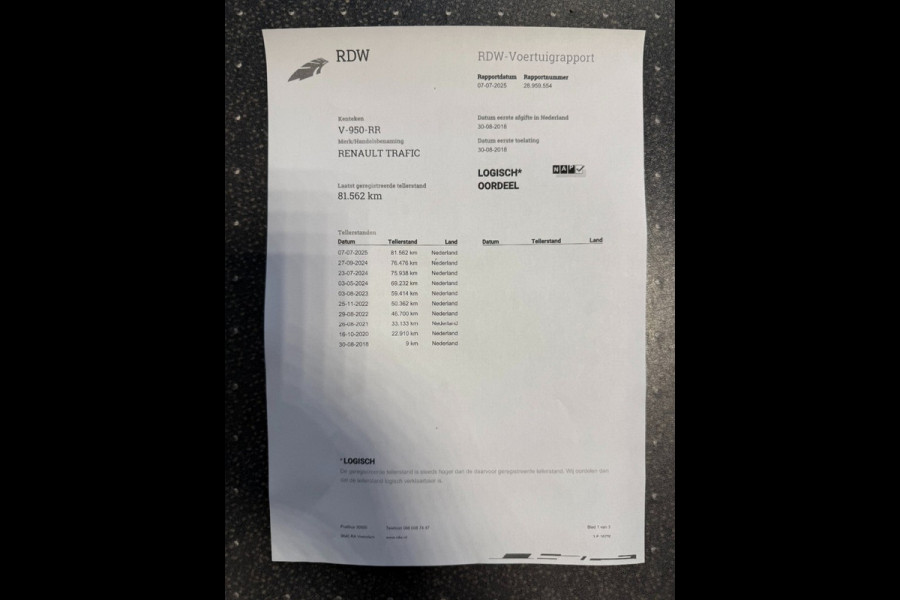 Renault Trafic 1.6 DCI L1 Airco usb cruise control trekhaak pdc 3zits
