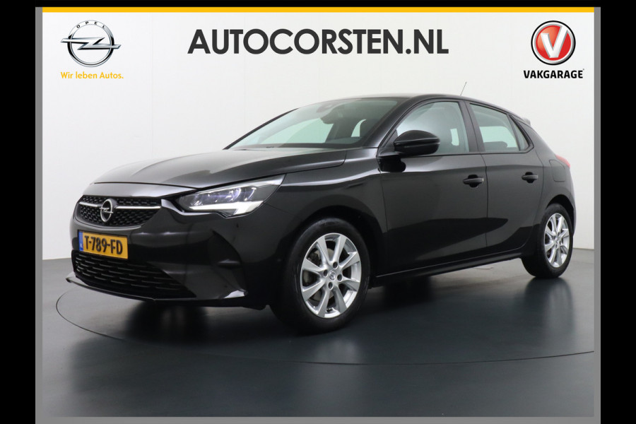 Opel Corsa 1.2I 101PK AUT-8 Apple Carplay Android Airco Navi Cruise control Pdc DAB Auto Stuurverwarming Regen-Lichtsensor Edition Schakelflippers Led Lmv 16" ESP Edition+ Pakket Spoorassistent Bluetooth Verkeersbord detectie 1.065kg  Nieuwprijs €29.236,-