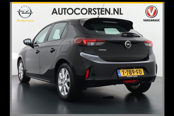 Opel Corsa 1.2I 101PK AUT-8 Apple Carplay Android Airco Navi Cruise control Pdc DAB Auto Stuurverwarming Regen-Lichtsensor Edition Schakelflippers Led Lmv 16" ESP Edition+ Pakket Spoorassistent Bluetooth Verkeersbord detectie 1.065kg  Nieuwprijs €29.236,-
