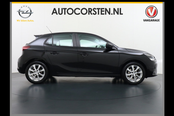 Opel Corsa 1.2I 101PK AUT-8 Apple Carplay Android Airco Navi Cruise control Pdc DAB Auto Stuurverwarming Regen-Lichtsensor Edition Schakelflippers Led Lmv 16" ESP Edition+ Pakket Spoorassistent Bluetooth Verkeersbord detectie 1.065kg  Nieuwprijs €29.236,-