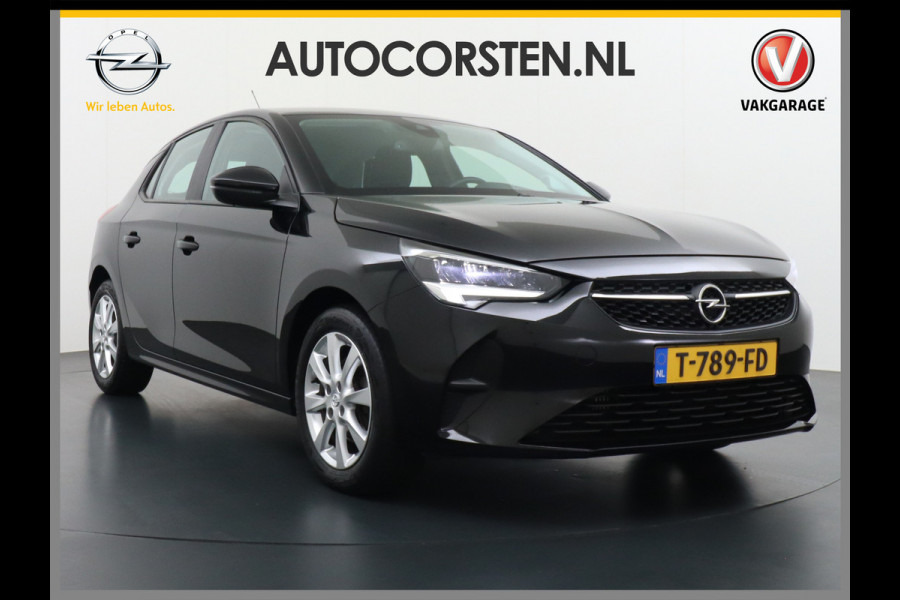 Opel Corsa 1.2I 101PK AUT-8 Apple Carplay Android Airco Navi Cruise control Pdc DAB Auto Stuurverwarming Regen-Lichtsensor Edition Schakelflippers Led Lmv 16" ESP Edition+ Pakket Spoorassistent Bluetooth Verkeersbord detectie 1.065kg  Nieuwprijs €29.236,-