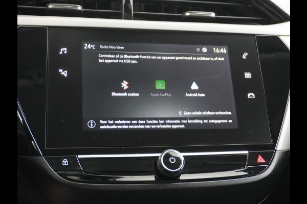 Opel Corsa 1.2I 101PK AUT-8 Apple Carplay Android Airco Navi Cruise control Pdc DAB Auto Stuurverwarming Regen-Lichtsensor Edition Schakelflippers Led Lmv 16" ESP Edition+ Pakket Spoorassistent Bluetooth Verkeersbord detectie 1.065kg  Nieuwprijs €29.236,-