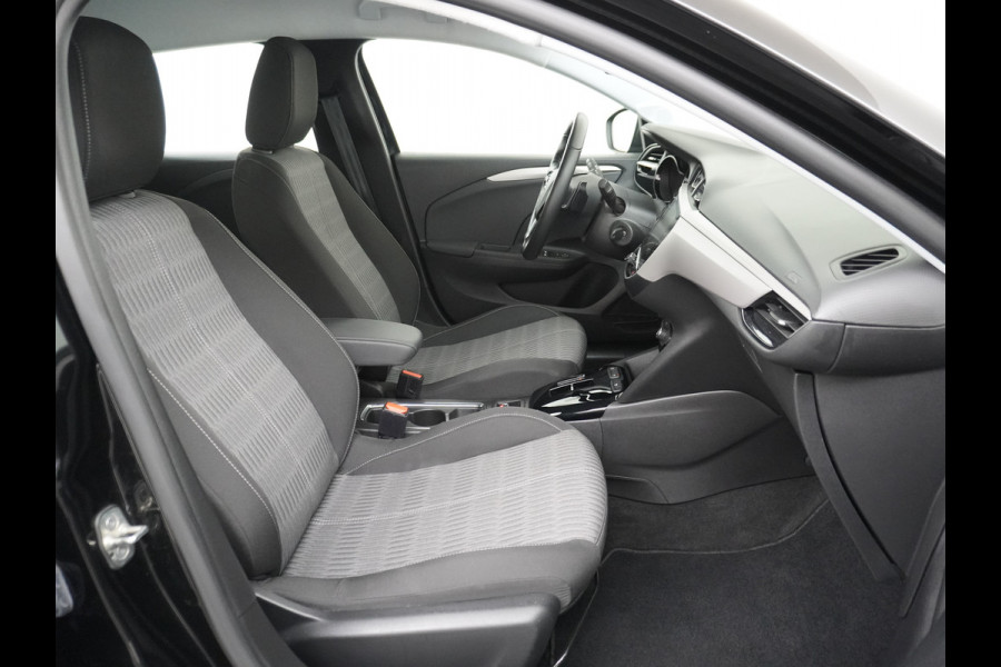 Opel Corsa 1.2I 101PK AUT-8 Apple Carplay Android Airco Navi Cruise control Pdc DAB Auto Stuurverwarming Regen-Lichtsensor Edition Schakelflippers Led Lmv 16" ESP Edition+ Pakket Spoorassistent Bluetooth Verkeersbord detectie 1.065kg  Nieuwprijs €29.236,-
