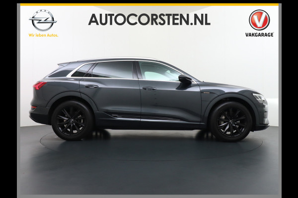 Audi e-tron 50 Quattro Launch Edition Plus 71kWh Leder+Verwarmd+Geheugen Apple Carplay Navi Panoramadak Luchtvering Adap.Cruise PDC Camera S Led Lmv 20" Keyless-go Lichtpakket Dodehoekdetectie Regensensor Rijstrooksensor Lichtpakket Dealeronderhouden Fase 3 Nieuwprijs  €73.451,-