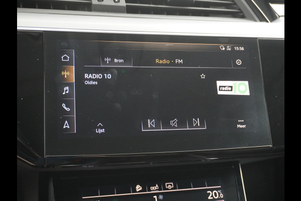 Audi e-tron 50 Quattro Launch Edition Plus 71kWh Leder+Verwarmd+Geheugen Apple Carplay Navi Panoramadak Luchtvering Adap.Cruise PDC Camera S Led Lmv 20" Keyless-go Lichtpakket Dodehoekdetectie Regensensor Rijstrooksensor Lichtpakket Dealeronderhouden Fase 3 Nieuwprijs  €73.451,-