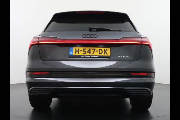 Audi e-tron 50 Quattro Launch Edition Plus 71kWh Leder+Verwarmd+Geheugen Apple Carplay Navi Panoramadak Luchtvering Adap.Cruise PDC Camera S Led Lmv 20" Keyless-go Lichtpakket Dodehoekdetectie Regensensor Rijstrooksensor Lichtpakket Dealeronderhouden Fase 3 Nieuwprijs  €73.451,-
