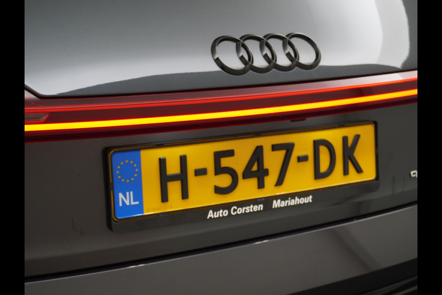 Audi e-tron 50 Quattro Launch Edition Plus 71kWh Leder+Verwarmd+Geheugen Apple Carplay Navi Panoramadak Luchtvering Adap.Cruise PDC Camera S Led Lmv 20" Keyless-go Lichtpakket Dodehoekdetectie Regensensor Rijstrooksensor Lichtpakket Dealeronderhouden Fase 3 Nieuwprijs  €73.451,-