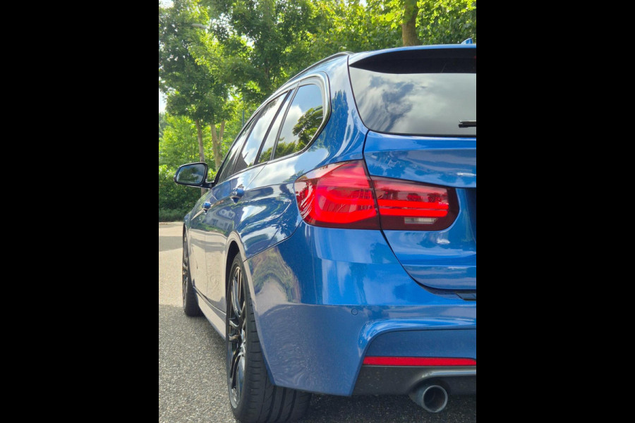 BMW 3 Serie Touring F31 M Sport blauw Harman Kardon Apple CarPlay Dig.teller 19inch breedset Su