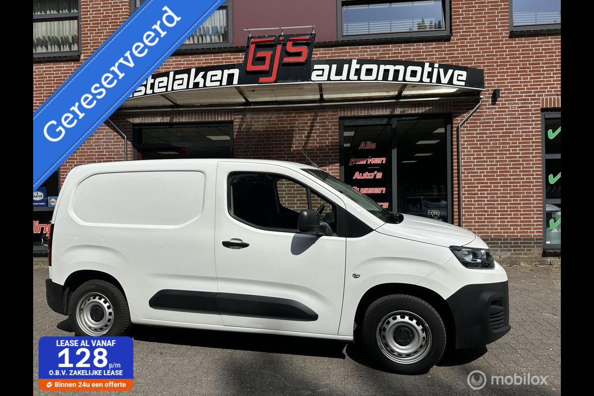 Citroën Berlingo bestel 1.5 BlueHDI Control Citroën Berlingo bestel 1.5 BlueHDI Control