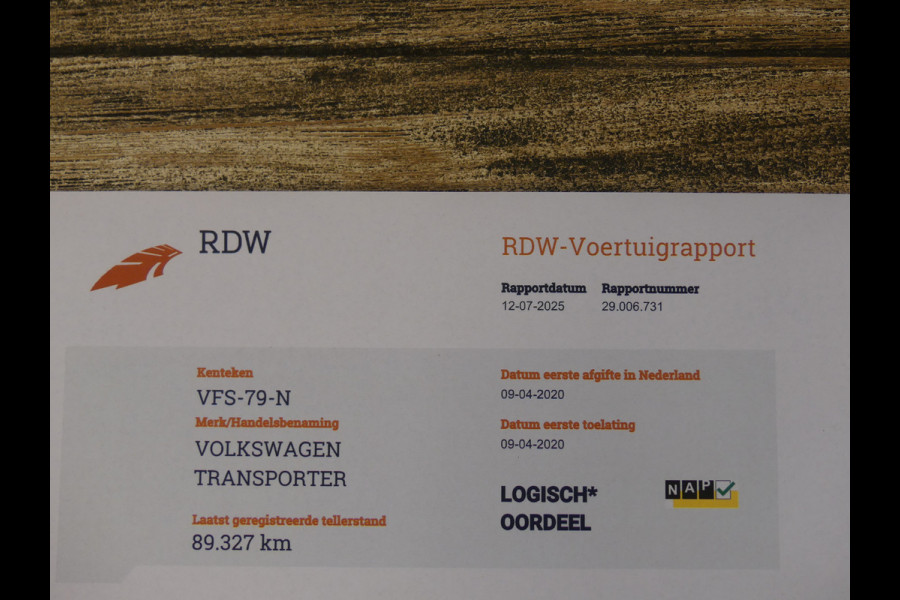 Volkswagen Transporter 2.0 TDI Lang Dubbel Cabine Dubbele Schuifdeuren Leer/Trekhaak