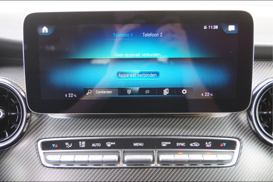 Mercedes-Benz V-Klasse 250d L2 AMG DC-5P, LED, LEDER, 360 CAMERA, 2X SCHUIFDEUR, MBUX 10'', CLIMA, CRUISE, PARKEERSENSOREN, 19'' AMG