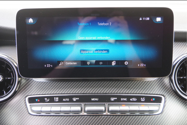Mercedes-Benz V-Klasse 250d L2 AMG DC-5P, LED, LEDER, 360 CAMERA, 2X SCHUIFDEUR, MBUX 10'', CLIMA, CRUISE, PARKEERSENSOREN, 19'' AMG