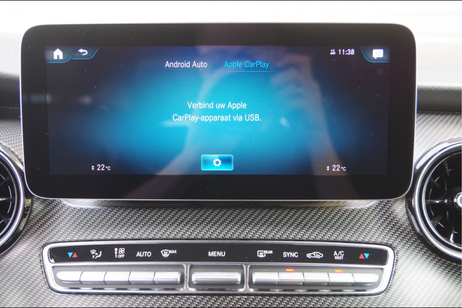 Mercedes-Benz V-Klasse 250d L2 AMG DC-5P, LED, LEDER, 360 CAMERA, 2X SCHUIFDEUR, MBUX 10'', CLIMA, CRUISE, PARKEERSENSOREN, 19'' AMG