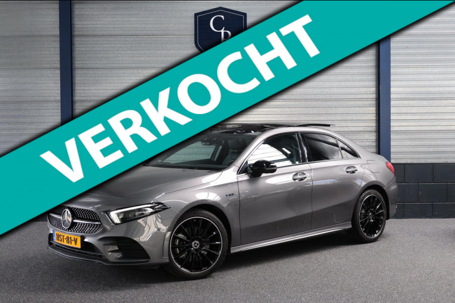 Mercedes-Benz A-Klasse 250 e AMG Line LED/SFEER/PANORAMADAK/LEER+S.VERWARMING+MEMORY/19"LMV/360 CAM/LINE/ACC/ECC/12 MDN GARANTIE!