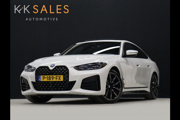 BMW 4 Serie Gran Coupé 420i M Sport [SCHUIFKANTELDAK, HARMAN KARDON, APPLE CARPLAY, ANDROID, LEDEREN MEMORY SEATS, CAMERA, STUUR- + STOELVERWARMING, CRUISE, NIEUWSTAAT]