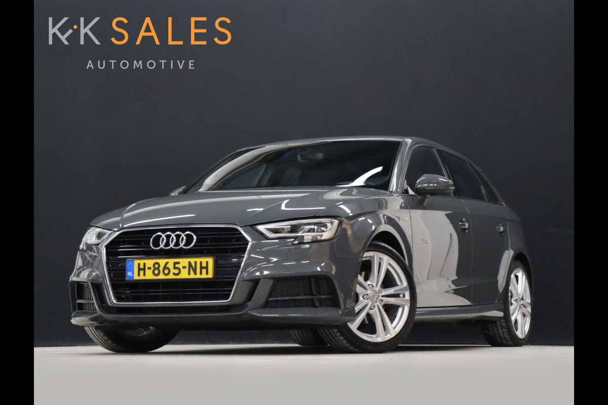 Audi A3 Sportback 30 TFSI S-Line Sport [VIRTUAL COCKPIT, S-LINE, VLAK SPORTSTUUR, STOELVERWARMING, BLUETOOTH, CRUISE CONTROL, CLIMATE CONTROL, NIEUWSTAAT]
