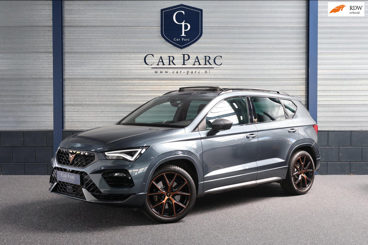 CUPRA Ateca 2.0 TSI 4DRIVE 300+PK FACELIFT/VIRTUAL/SFEER/BEATS/PANO/KUIP+S.VERWARMING/19"/CAM/ACC/ECC/12 MDN GARANTIE! CUPRA Ateca 2.0 TSI 4DRIVE 300+PK FACELIFT/VIRTUAL/SFEER/BEATS/PANO/KUIP+S.VERWARMING/19"/CAM/ACC/ECC/12 MDN GARANTIE!