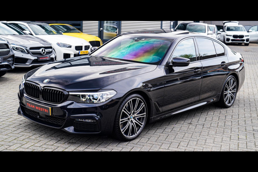 BMW 5 Serie 540i xDrive High Executive | M-pakket | Schuif/kanteldak | Adaptieve Cruise | Nappa | Camera | Stoel + Stuurverwarming