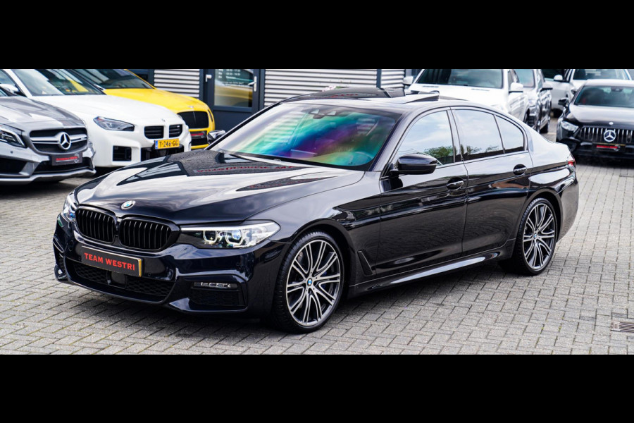BMW 5 Serie 540i xDrive High Executive | M-pakket | Schuif/kanteldak | Adaptieve Cruise | Nappa | Camera | Stoel + Stuurverwarming