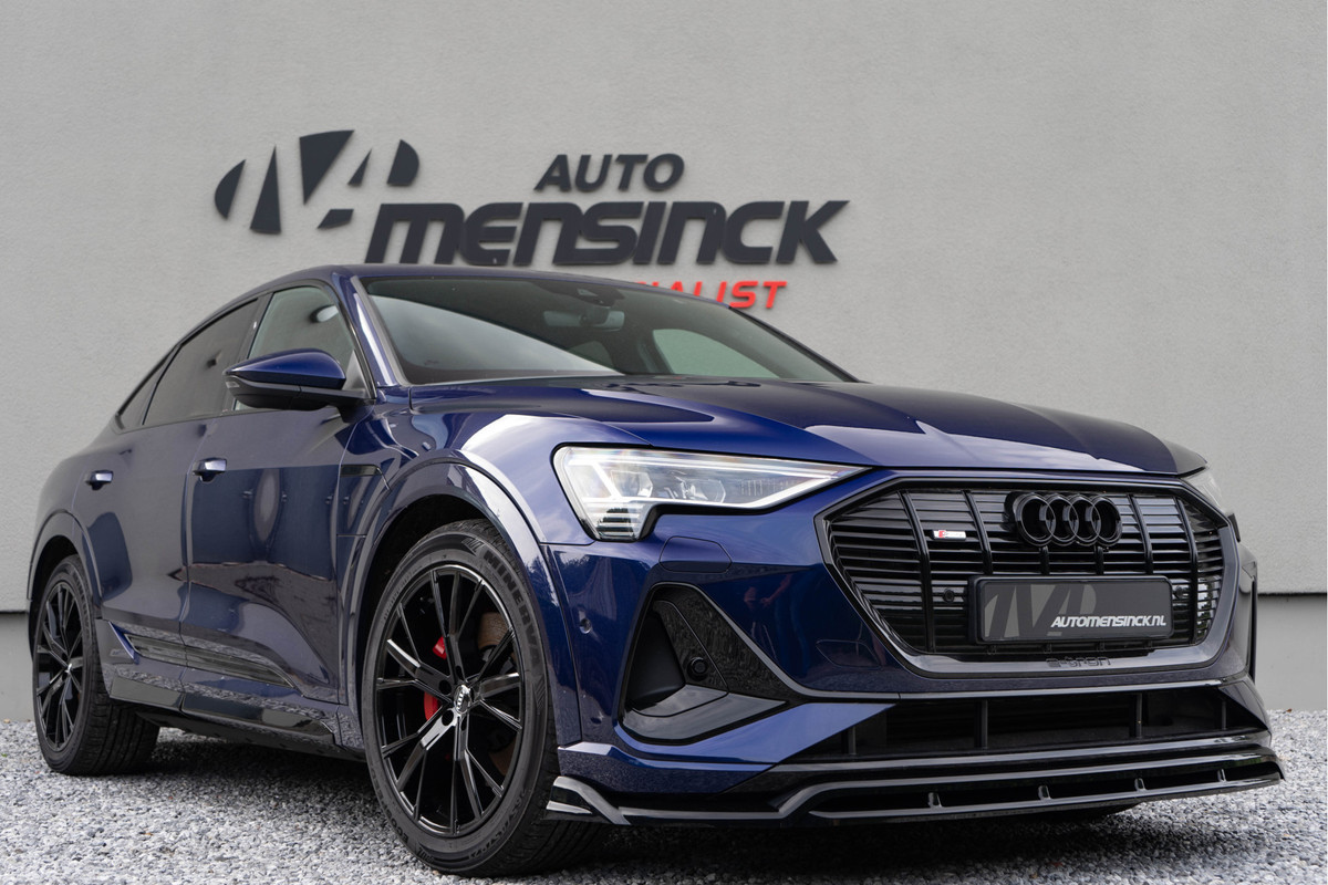 Audi e-tron Sportback 50 Quattro / 2x S-line/ Luchtvering/ Adaptive Cruise Control/ Panoramadak/ 230kW (313PK) Audi e-tron Sportback 50 Quattro / 2x S-line/ Luchtvering/ Adaptive Cruise Control/ Panoramadak/ 230kW (313PK)