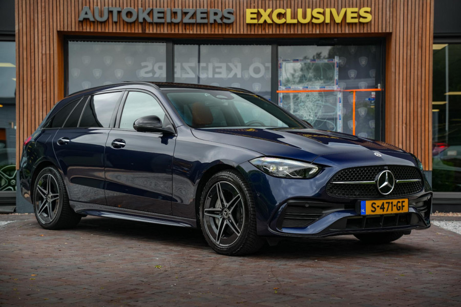 Mercedes-Benz C-Klasse Estate 300 e AMG Line Panoramadak Luxe Leder Adapt. Cruise Headup Display LED Trekhaak 18''LM 1e Eigenaar