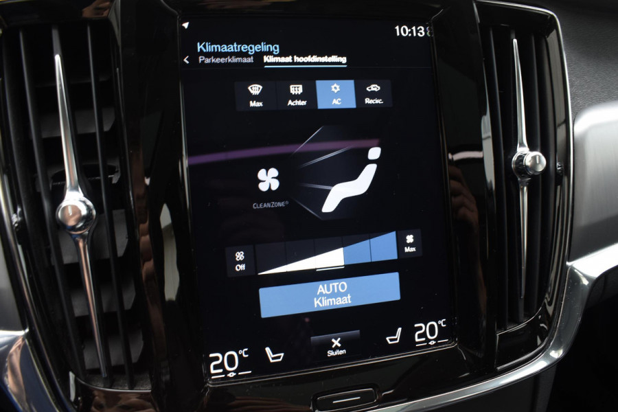 Volvo V90 T4 Business Luxury+ / Adaptive Cruise control / Elektrisch Panoramadak / Trekhaak / Stoelverwarming voor+achter / Verwarmde achterbank / Achteruitrijcamera / Elek. stoelen / Geheugen bestuurdersstoel
