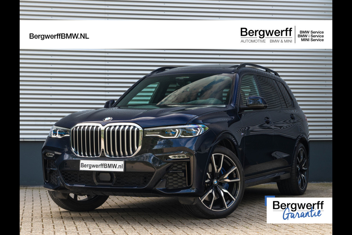 BMW X7 xDrive40i M-Sport - 7-Zits - Bowers & Wilkins - Exe Drive Pro - Skylounge - Trekhaak BMW X7 xDrive40i M-Sport - 7-Zits - Bowers & Wilkins - Exe Drive Pro - Skylounge - Trekhaak
