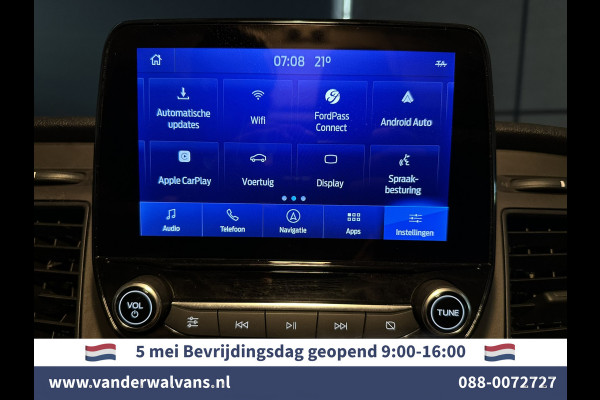 Ford Transit Custom 2.0 TDCI 130pk L2H1 Euro6 Airco | Camera | Navigatie | LED | Apple Carplay | Android Auto Cruisecontrol, Stoelverwarming, Verwarmde voorruit, Parkeersensoren, Bijrijdersbank, 2800kg trekvermogen