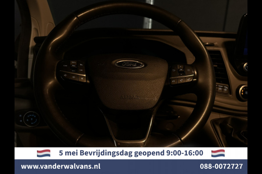 Ford Transit Custom 2.0 TDCI 130pk L2H1 Euro6 Airco | Camera | Navigatie | LED | Apple Carplay | Android Auto Cruisecontrol, Stoelverwarming, Verwarmde voorruit, Parkeersensoren, Bijrijdersbank, 2800kg trekvermogen
