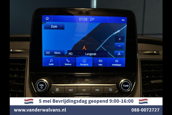 Ford Transit Custom 2.0 TDCI 130pk L2H1 Euro6 Airco | Camera | Navigatie | LED | Apple Carplay | Android Auto Cruisecontrol, Stoelverwarming, Verwarmde voorruit, Parkeersensoren, Bijrijdersbank, 2800kg trekvermogen