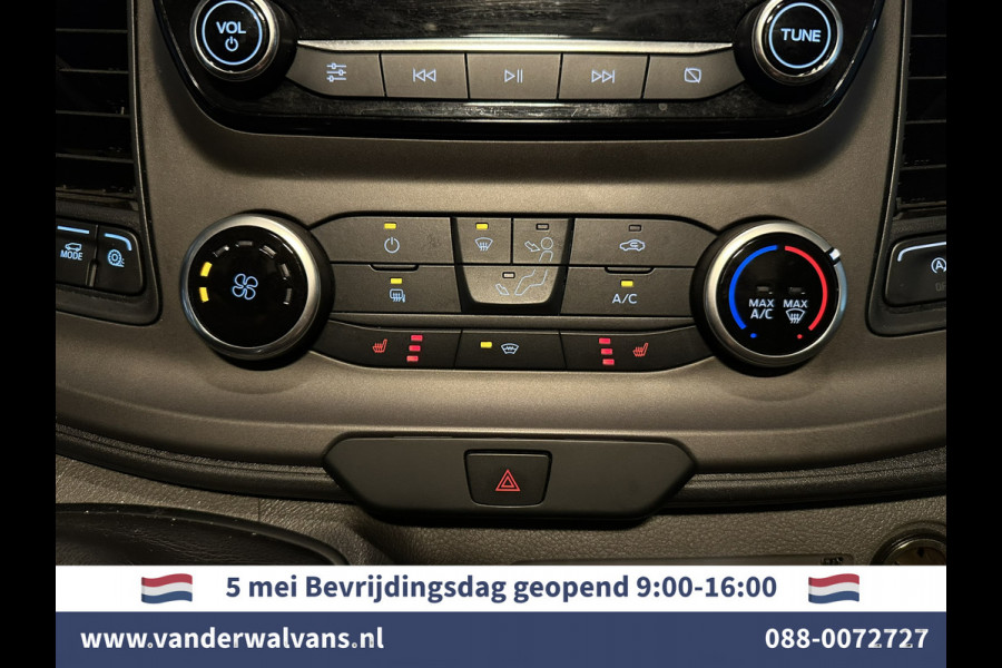 Ford Transit Custom 2.0 TDCI 130pk L2H1 Euro6 Airco | Camera | Navigatie | LED | Apple Carplay | Android Auto Cruisecontrol, Stoelverwarming, Verwarmde voorruit, Parkeersensoren, Bijrijdersbank, 2800kg trekvermogen