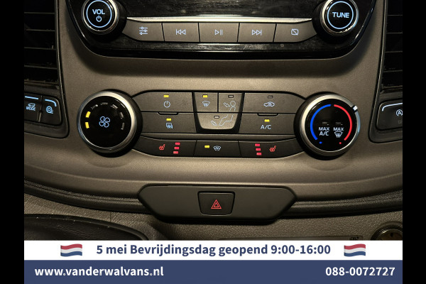 Ford Transit Custom 2.0 TDCI 130pk L2H1 Euro6 Airco | Camera | Navigatie | LED | Apple Carplay | Android Auto Cruisecontrol, Stoelverwarming, Verwarmde voorruit, Parkeersensoren, Bijrijdersbank, 2800kg trekvermogen